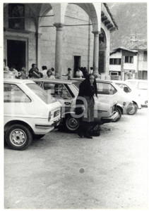 Fotografia d epoca originale 1980 ANTRONAPIANA Chiesa di San Lorenzo  Ritratto femminile ARTISTICA 1