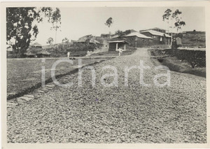 Fotografia d'epoca originale 1938 GORE (ETIOPIA) La nuova strada di Gore ANIMATA 1
