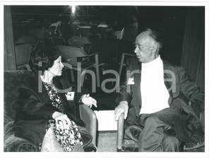 Fotografia d epoca originale 1985 ca TEATRO EugÃ¨ne IONESCO Rodica BURILEANU Ritratto  Foto 24x18 cm 1