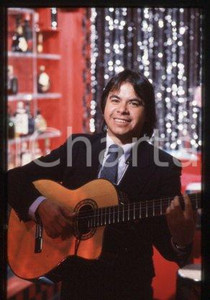 35mm vintage slide* 1985 MUSIC Portrait of guitarist Angel "PATO" GARCIA (9)