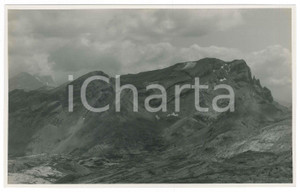 Fotografia d epoca originale 1940 ca DOLOMITI Veduta della VASELLA dall Alpe di FANES  Foto 23x15 cm 1