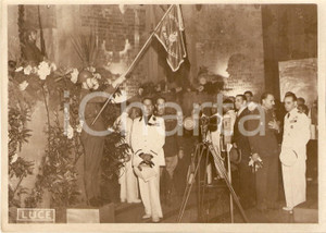Fotografia d epoca originale 1939 SAN SEBASTIAN Galeazzo CIANO a mostra per la SPAGNA ROSSA FOTO 1
