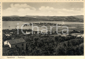 Cartolina originale da collezione 1936 CAPODISTRIA - KOPER (SLO) Veduta panoramica paese *Cartolina postale FG NV 1