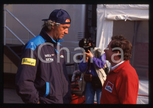 35mm vintage slide* 1995 F1 GP SAN MARINO Flavio BRIATORE e Jean TODT-Ritratto 2