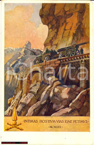 Cartolina originale da collezione 1935  9Â° Regg.to Artiglieria Pesante Carminiani 1