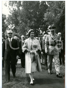 1959 ROMA Carosello dei CARABINIERI - Reali di GRECIA con Giovanni GRONCHI *Foto