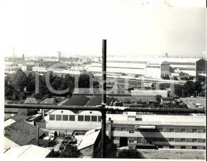 Fotografia d epoca originale 1965 ca MILANO Veduta stabilimento BREDA costruzioni meccaniche Foto 24x18 1