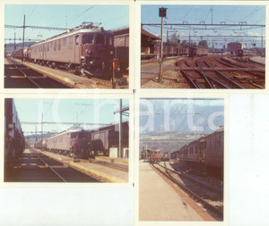 Fotografia d epoca originale 1975 ca SVIZZERA Ferrovie BERNLOTSCHBERGSIMPLON Locomotiva 273 Lotto 4 foto 1