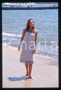35mm vintage slide* 1995 ca CANNES Vanessa DEMOUY Actress and model (25)