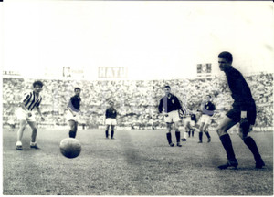 1960 ca TORINO CALCIO JUVENTUS-MILAN Goal di Giampiero BONIPERTI *Foto