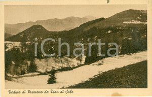 Cartolina originale da collezione 1925 ca PREMENO (VB) Veduta dal PIAN DI SOLE Cartolina FP NV 1