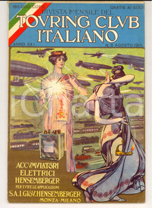 Giornale, rivista storica 1915 TOURING CLUB ITALIANO Vicende di Palazzo Venezia a Roma Anno XXI nÂ° 8 1