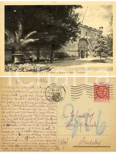 Autografo originale 1930 TORINO Giardino della Cittadella Cartolina all ing. Corrado GAY dal figlio 1