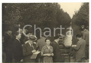 1955 ca KIEV (URSS) Delegazione socialista visita sistema di irrigazione *Foto