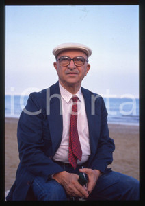 35mm vintage slide*1990 VENEZIA LIDO - Alberto LATTUADA Ritratto del regista 16