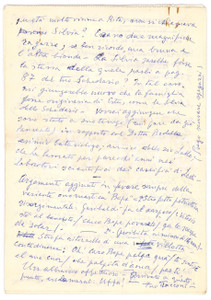 Autografo originale 1969 FIRENZE Ugo STOPPATO e le acque termali di ArquÃ  Petrarca AUTOGRAFO 1