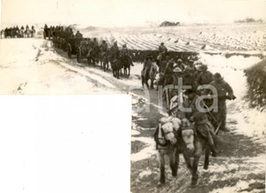 Fotografia d epoca originale 1938 SHANDONG CINA La ritirata dell esercito cinese 1