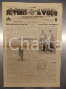 Giornale, rivista storica 1931 IL TIRO A VOLO Console Attilio DANESE vince Campionato piattello a FAENZA 1