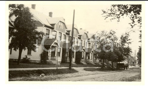 Fotografia d'epoca originale 1913 ADAMS MA (USA) BIXBY Block on Summer Street *Photo 1