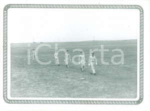 Fotografia d epoca originale 1953 SAN ANTONIO, TEXAS USA Ufficiali francesi in marcia Fotografia 1