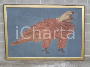 1970 CINA VINTAGE Aquila reale - quadro 171,5 x 119,8 cm 1970 CINA VINTAGE Aquila reale - quadro 171,5 x 119,8 cm