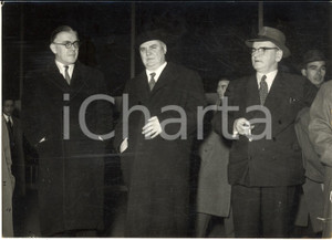 1957 ROMA - Arrivo Aneurin BEVAN Richard CROSSMAN Morgan PHILLIPS - Foto 18x13