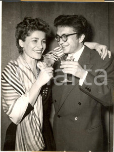 1953 MUNICH Matrimonio tra gli attori Gisela UHLEN e Wolfgang KIELING *Foto