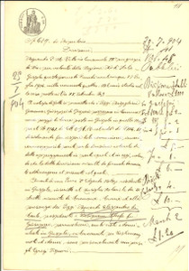 Documento originale, autentico 1904 GUSSOLA CR Divisione campo tra fratelli Giacomo e Giuseppe BASSEGHINI 1