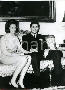 1964 ATENE - I fidanzati Costantino di Grecia e Anna Maria di Danimarca *Foto