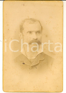 Fotografia d epoca originale 1886 MONTEVIDEO URUGUAY Ritratto di Francesco FERRARO alla sorella Gesuela 1