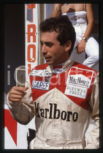 Fotografia d epoca originale 35mm vintage slide 1984 F3 GP SAN MARINO Juan Manuel FANGIO II  Ritratto 3 1