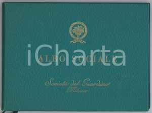 1973 MILANO SocietÃ  del GIARDINO - via S. Paolo 10 - Albo Sociale Pubblicazione d'epoca, con copertina rigida.PAGINE: 96 GOOD  Formato: 16x12 cm originale e autentica 1