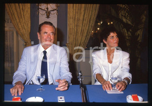 35mm vintage slide* 1988 CERNOBBIO Ali MacGRAW Glenn FORD a Villa d'Este (4)