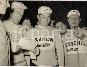 1957 CICLISMO MILANO-SANREMO Louison BOBET Jacques ANQUETIL André DARRIGADE 