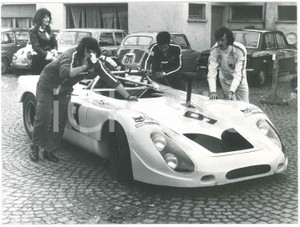 Fotografia d epoca originale 1972 FORMULA UNO  1000 km di MONZA  PORSCHE 908/2 Drivers WICKY / BRUN Photo 1