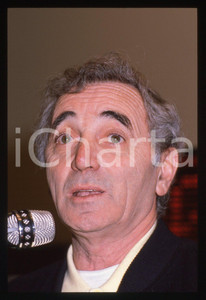 35mm vintage slide* 1989 FESTIVAL DI SANREMO Charles AZNAVOUR Ritratto (4)
