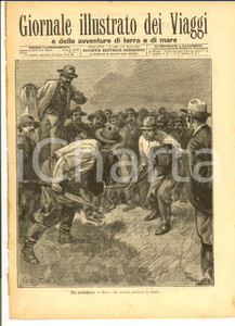 Giornale, rivista storica 1899 GIORNALE ILLUSTRATO DEI VIAGGI Un matadero Ill. VINTRAUT nÂ° 147 1