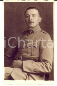 Fotografia d'epoca originale 1915 ca WW1 FRANCE Portrait officier du 4eme RÃ©giment *Photo 14x9 cm 1