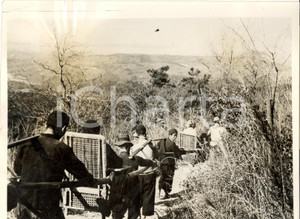 Fotografia d'epoca originale 1939 CINA Rifugiati della OMI MARU su LUSHAN MOUNTAINS 1