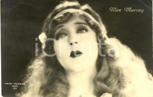 Cartolina originale da collezione 1927 Mae MURRAY attrice  Ritratto Cartolina FP VG 1