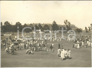 Fotografia d epoca originale 1925 ASMARA ERITREA Campo espositivo Mostra Etnografica Fotografia 1
