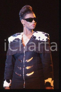 35mm vintage slide* 1990 ca ITALY American house music singer ADEVA (23)