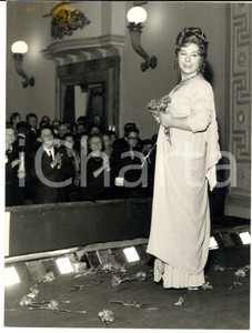 1966 MILANO Giulietta SIMIONATO - Addio alle scene in "La clemenza di Tito" Foto