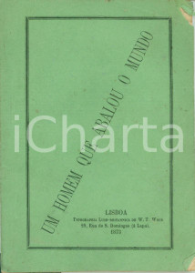Libro, pubblicazione d epoca 1873 LISBOA Martin LUTERO Um homem que abalou o mundo Opuscolo 1