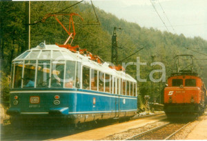 Fotografia d epoca originale 1975 ca GERMANIA FEDERALE Ferrovia Locomotiva DB 4910014 Fotografia 1