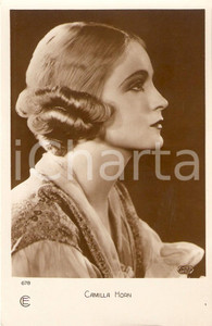 Cartolina originale da collezione 1935 ca CINEMA Ritratto dell'attrice Camilla HORN Cartolina FP NV 1
