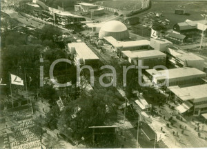Fotografia d epoca originale 1930 STOCKHOLM SWEDEN Veduta aerea padiglioni della FIERA Fotografia 1