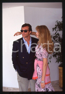 35mm vintage slide* 1995 Claudia SCHIFFER e Nicolas RACHLINE 1