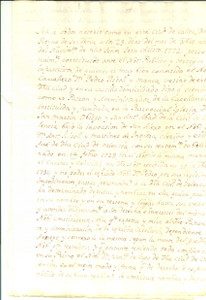 Documento originale, autentico 1773 CAGLIARI Procura di don Pedro RIPOLL Y MANCA a don Francisco DE LAGO 1