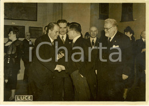 Fotografia d epoca originale 1939 ROMA Giovanni GENTILE Pietro Silvio RIVETTA TODDI con Toshio SHIRATORI 1
